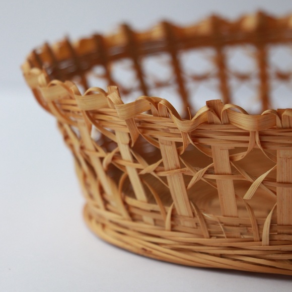 Round Wicker Catch All Basket ๐งบ - Picture 4 of 8